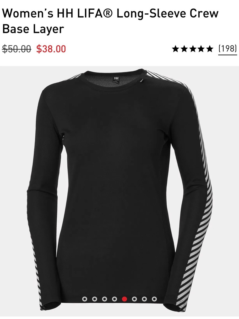 Helly Hansen Base Layer LIFA  long sleeves top